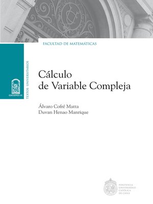 cover image of Cálculo de variable compleja